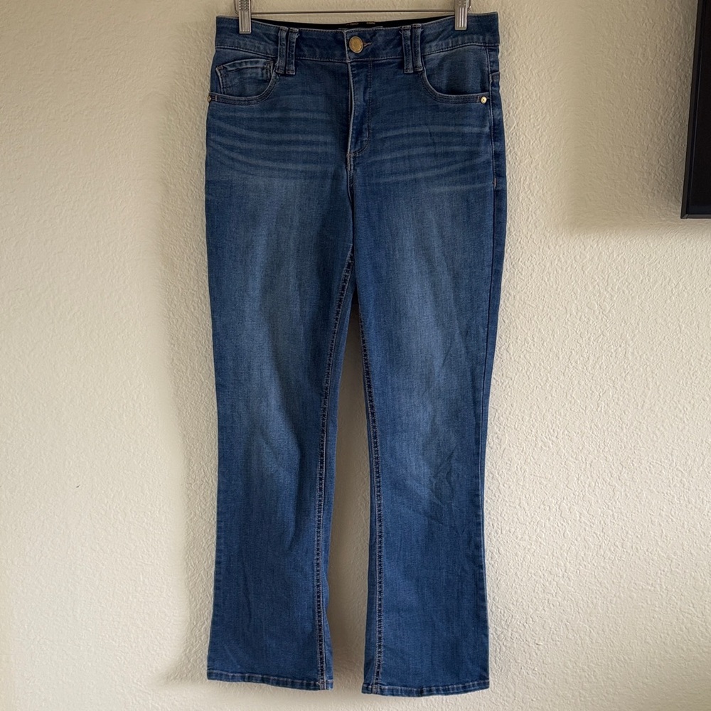 Democracy Ab Solution Itty Bitty Bootcut Stretch Denim Jeans size 10